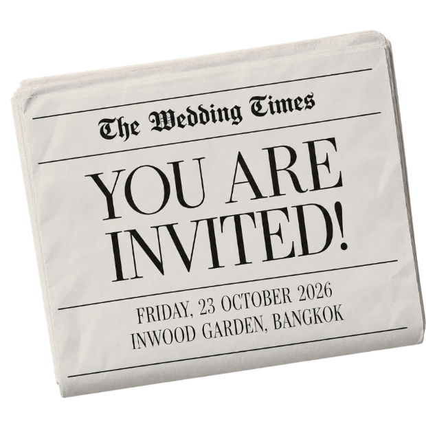 You are invited! Friday, 23 October 2026, Inwood Garden, Bangkok